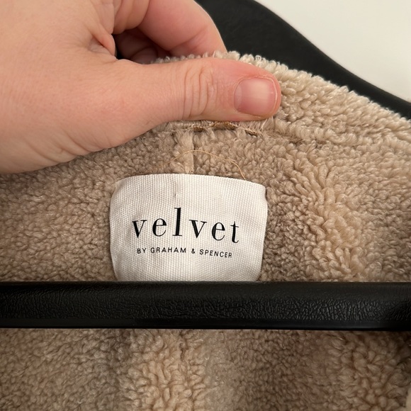 Faux Suede & Shearling Reversible Half-Zip - Picture 2 of 4